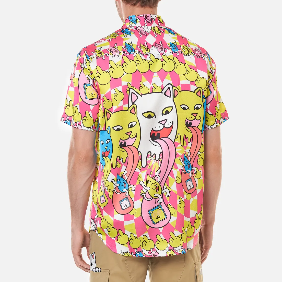 RIPNDIP Мужская рубашка Micro Nerm Button Up