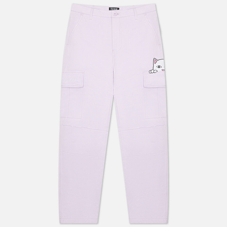 Мужские брюки RIPNDIP Peeking Nermal Cargo, цвет фиолетовый, размер L
