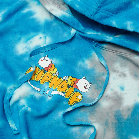 Мужская толстовка RIPNDIP Space Gravy Hoodie Baby Blue Cloud Wash