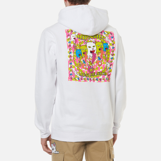 Мужская толстовка RIPNDIP Micro Nerm Hoodie White