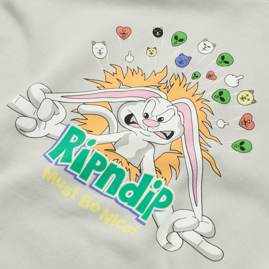 Мужская толстовка RIPNDIP Silly Nerm Hoodie Grey