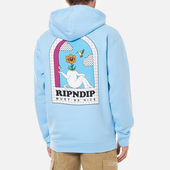 Мужская толстовка RIPNDIP Window Daze Hoodie Baby Blue
