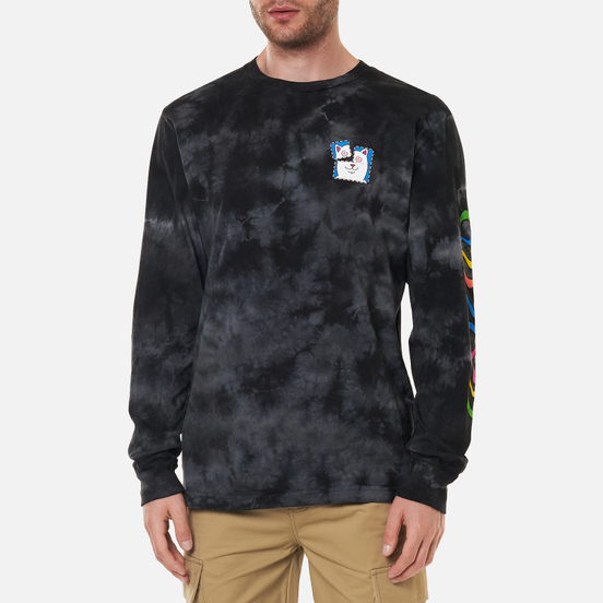 Мужской лонгслив RIPNDIP Acid Playdo Black Lightning Wash