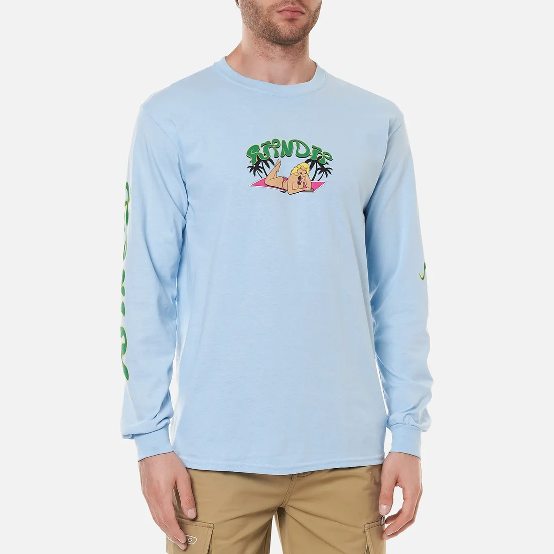 RIPNDIP Мужской лонгслив Nermrider Beach