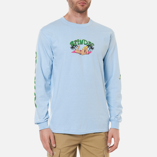 Мужской лонгслив RIPNDIP Nermrider Beach Light Blue