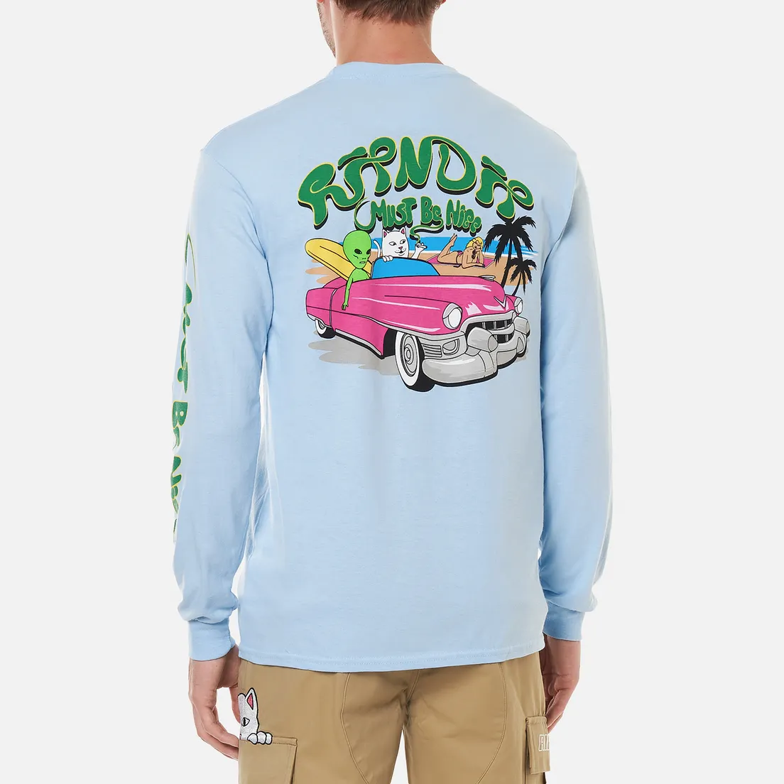 RIPNDIP Мужской лонгслив Nermrider Beach