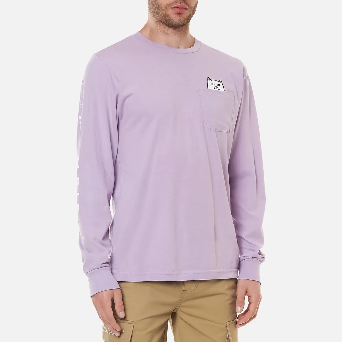 RIPNDIP Мужской лонгслив Lord Nermal Pocket