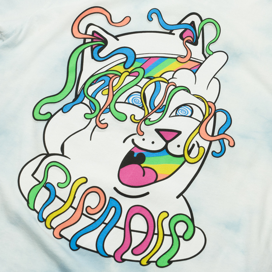 Мужская футболка RIPNDIP Acid Playdo Light Blue Cloud Wash