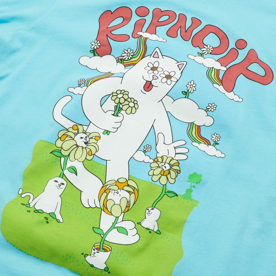 Мужская футболка RIPNDIP Flower Power Baby Blue