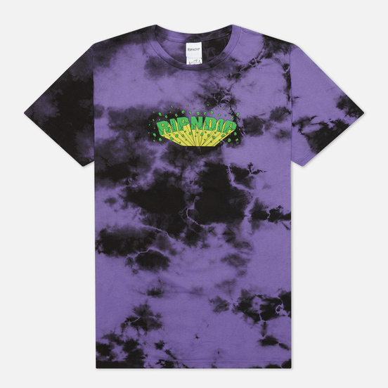 Мужская футболка RIPNDIP Nebula Purple/Black Dye