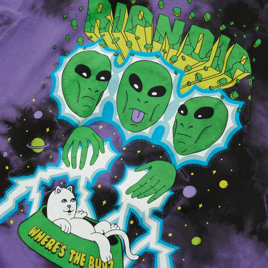 Мужская футболка RIPNDIP Nebula Purple/Black Dye