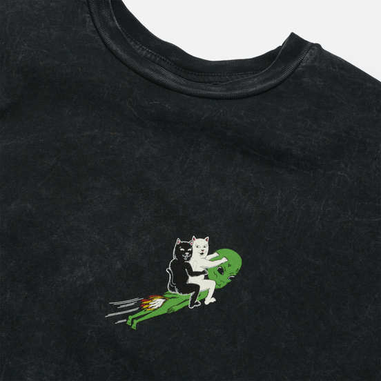 Мужская футболка RIPNDIP Star Gazer Black Mineral Wash