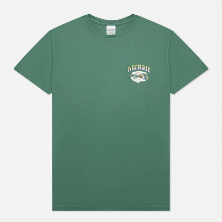 Мужская футболка RIPNDIP Trippy Treatz, цвет зелёный, размер S