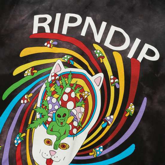 Мужская футболка RIPNDIP Touch Of Psych Black/Lavender