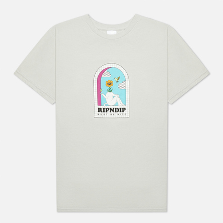 Мужская футболка RIPNDIP Window Daze цвет серый размер L 1280₽