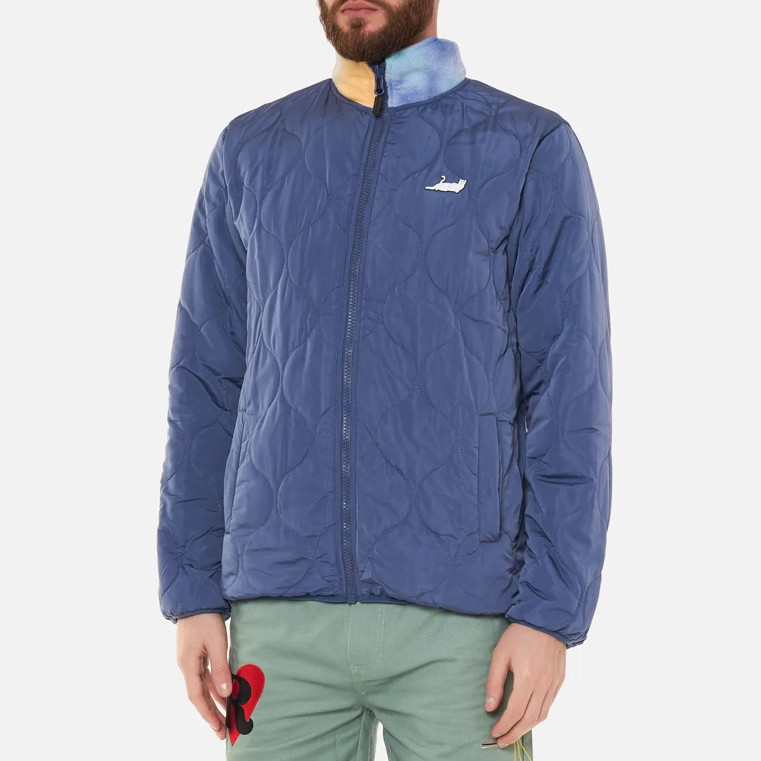 RIPNDIP Мужская флисовая куртка Castanza Reversible Brushed Fleece Quilted