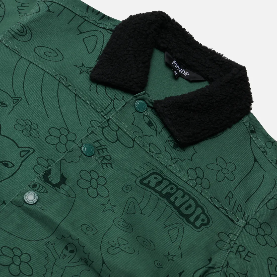 RIPNDIP Мужская куртка ветровка Scribble Button Up