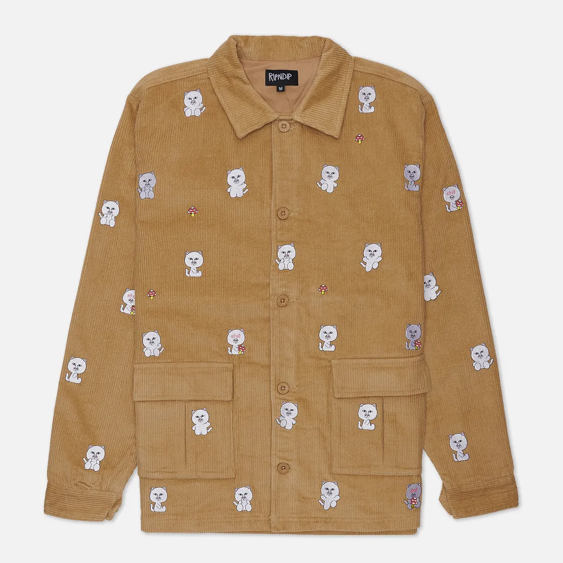 RIPNDIP Мужская куртка ветровка Hello Nermy Corduroy
