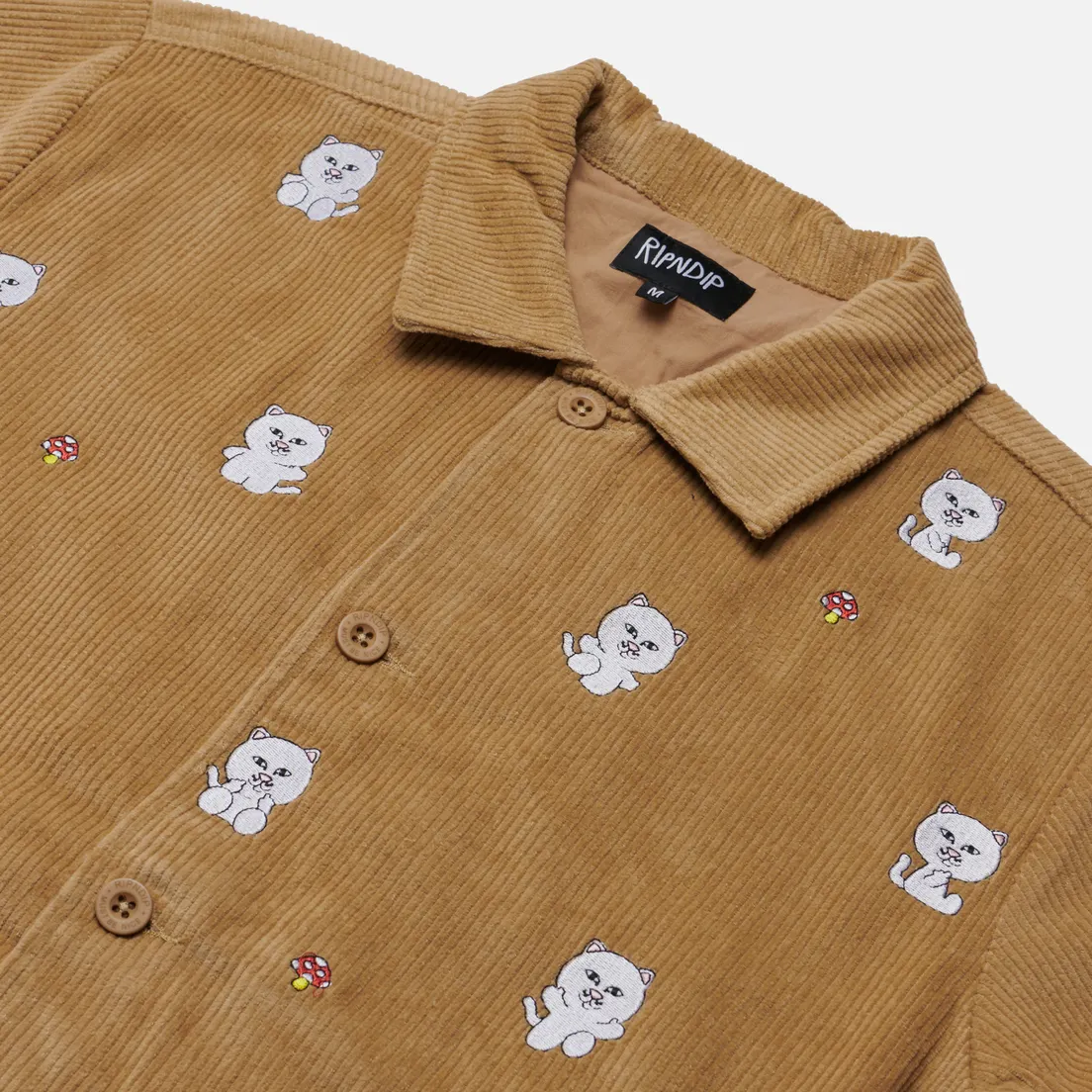 RIPNDIP Мужская куртка ветровка Hello Nermy Corduroy