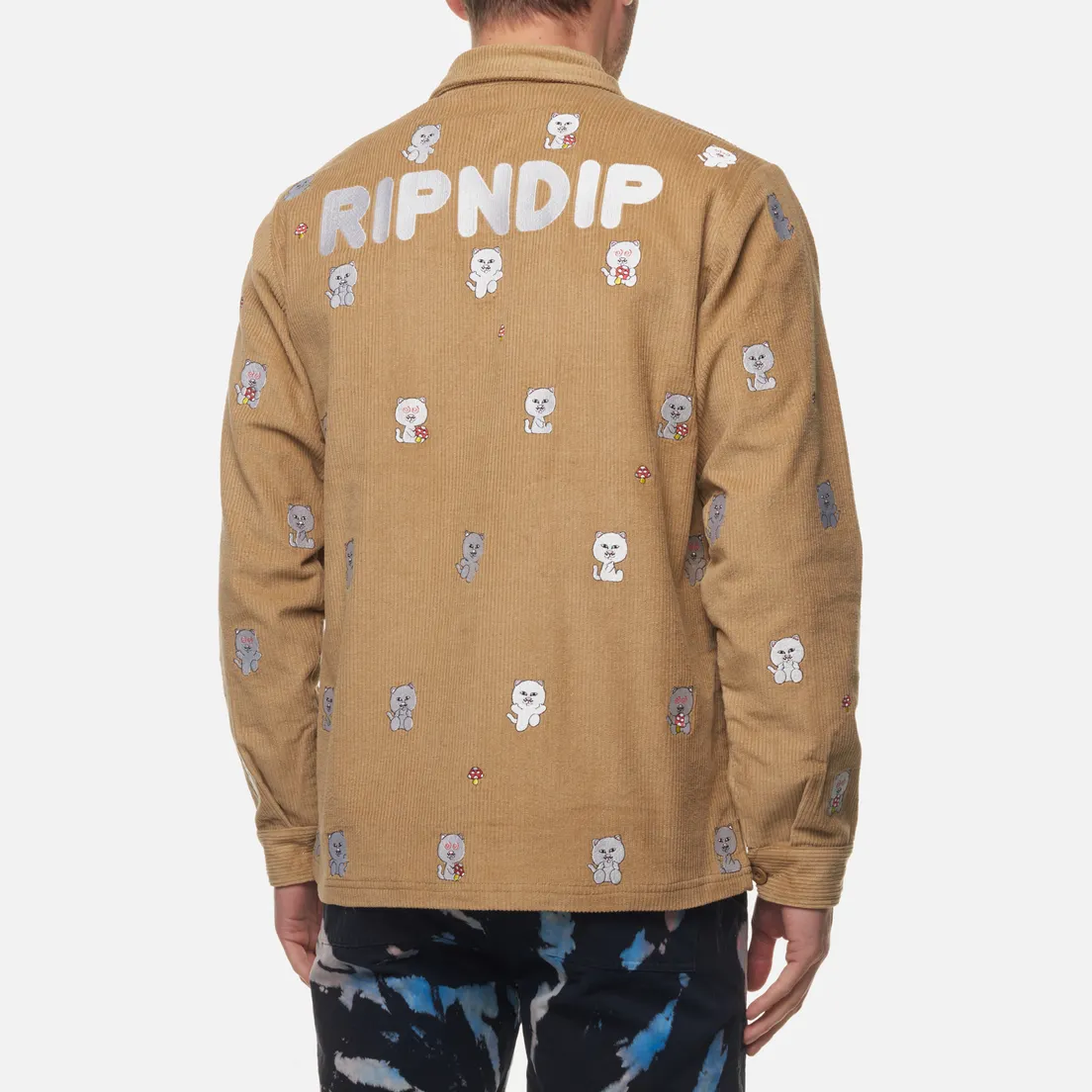 RIPNDIP Мужская куртка ветровка Hello Nermy Corduroy