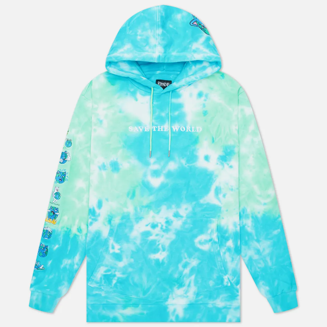 RIPNDIP Мужская толстовка Save the World Embroidered Hoodie