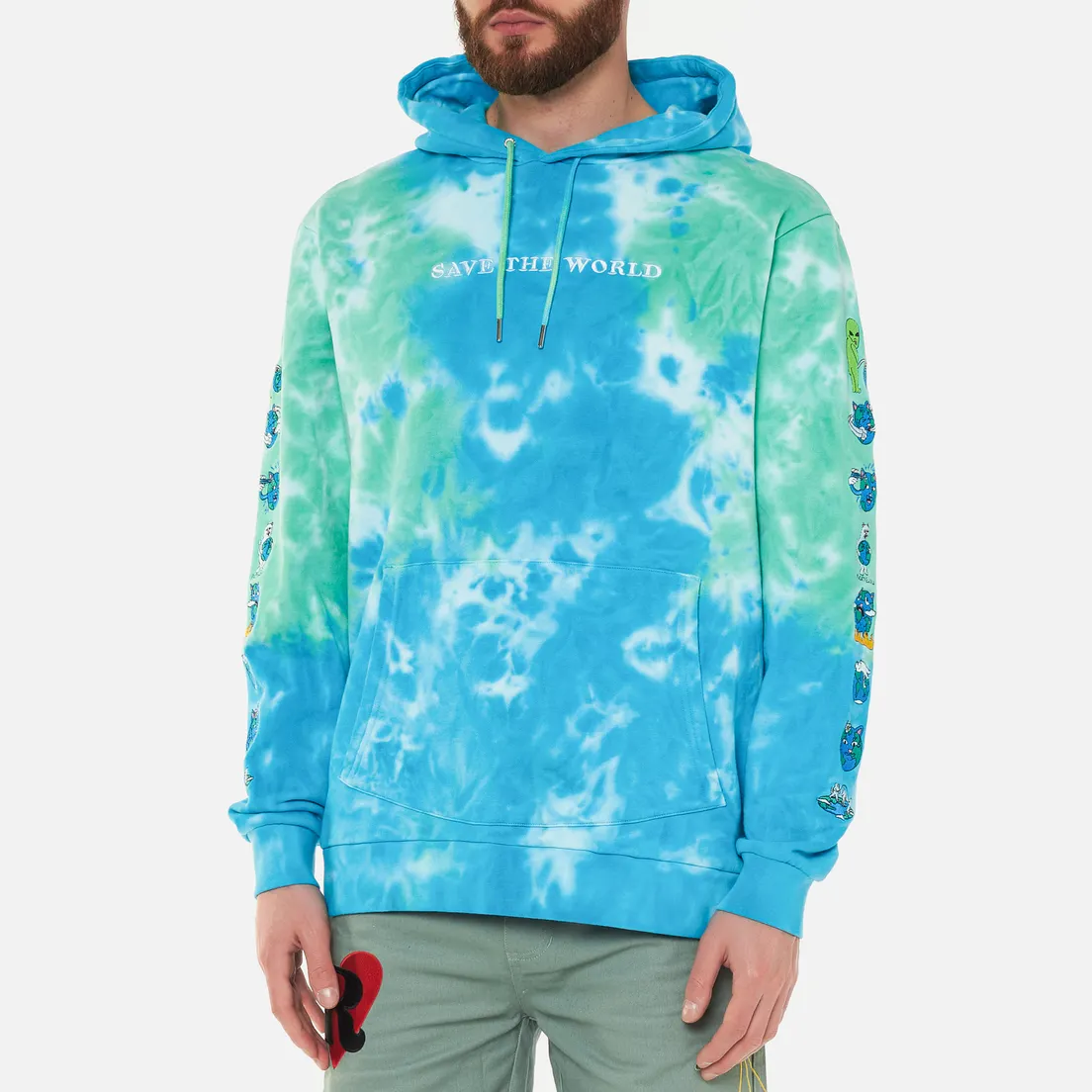 RIPNDIP Мужская толстовка Save the World Embroidered Hoodie