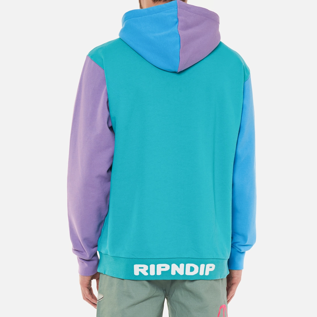 RIPNDIP Buddy System Color Block Hoodie RIPNDIP Buddy System Color 