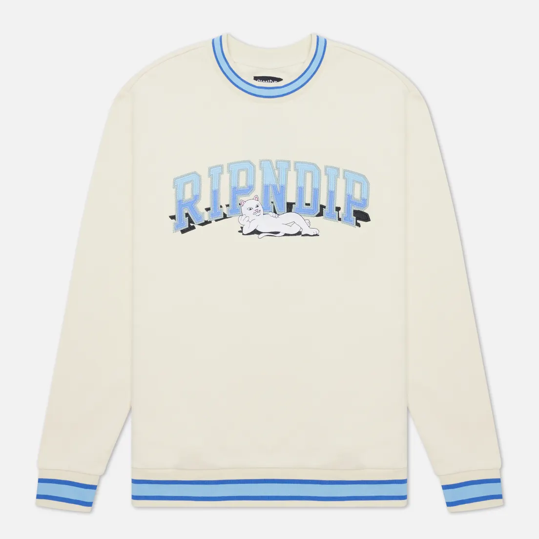 RIPNDIP Мужская толстовка Team Spirit Embroidered Crew Neck