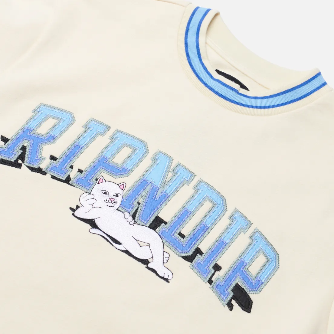 RIPNDIP Мужская толстовка Team Spirit Embroidered Crew Neck