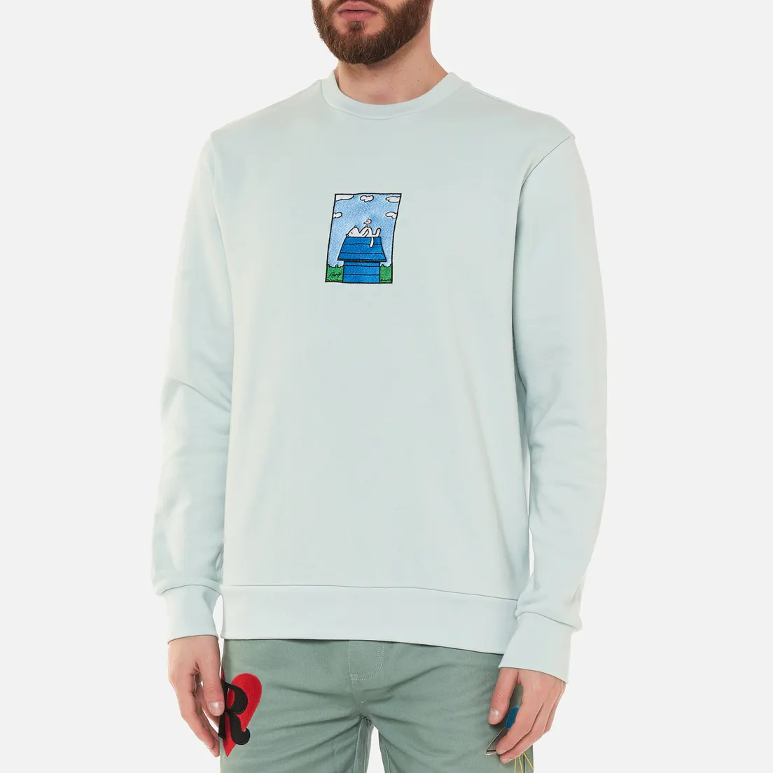 RIPNDIP Мужская толстовка Not Today Embroidered Crew Neck