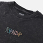 Мужской лонгслив RIPNDIP Logo Embroidered Black Mineral Wash фото - 1