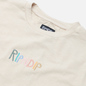 Мужская футболка RIPNDIP Logo Embroidered Natural Speckle фото - 1