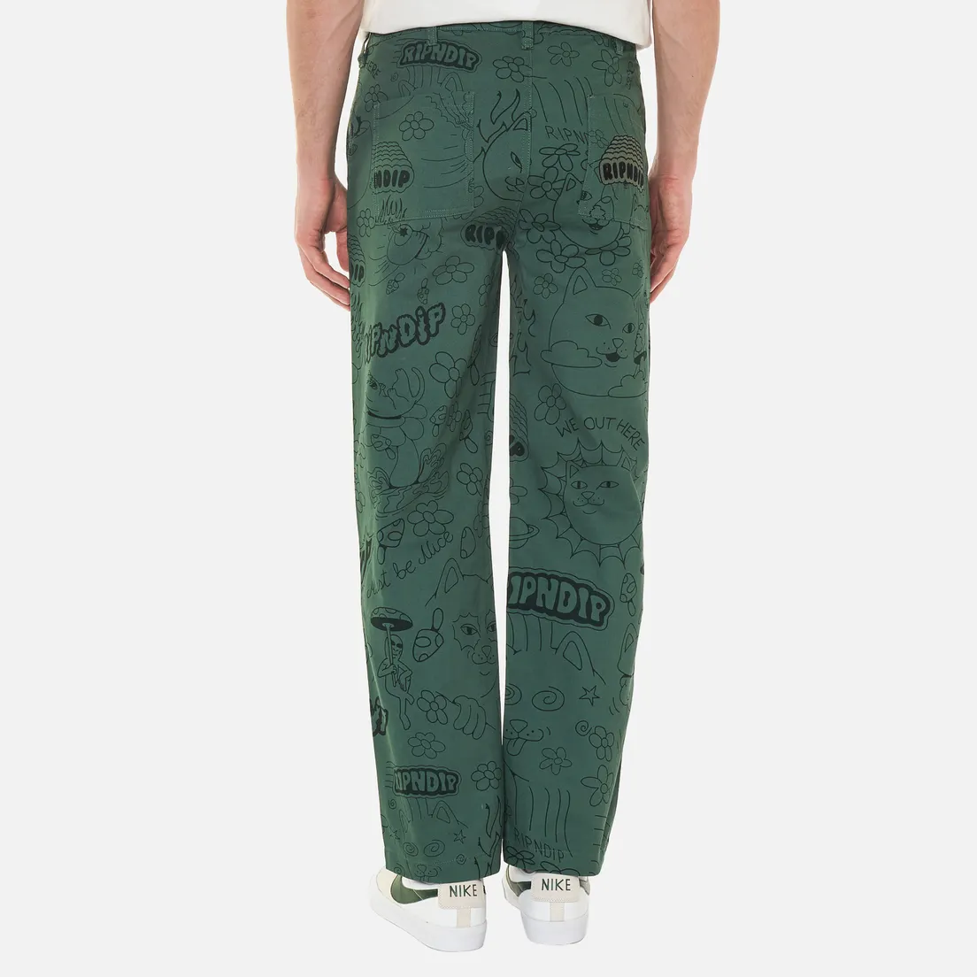 RIPNDIP Мужские брюки Scribble Cotton Twill