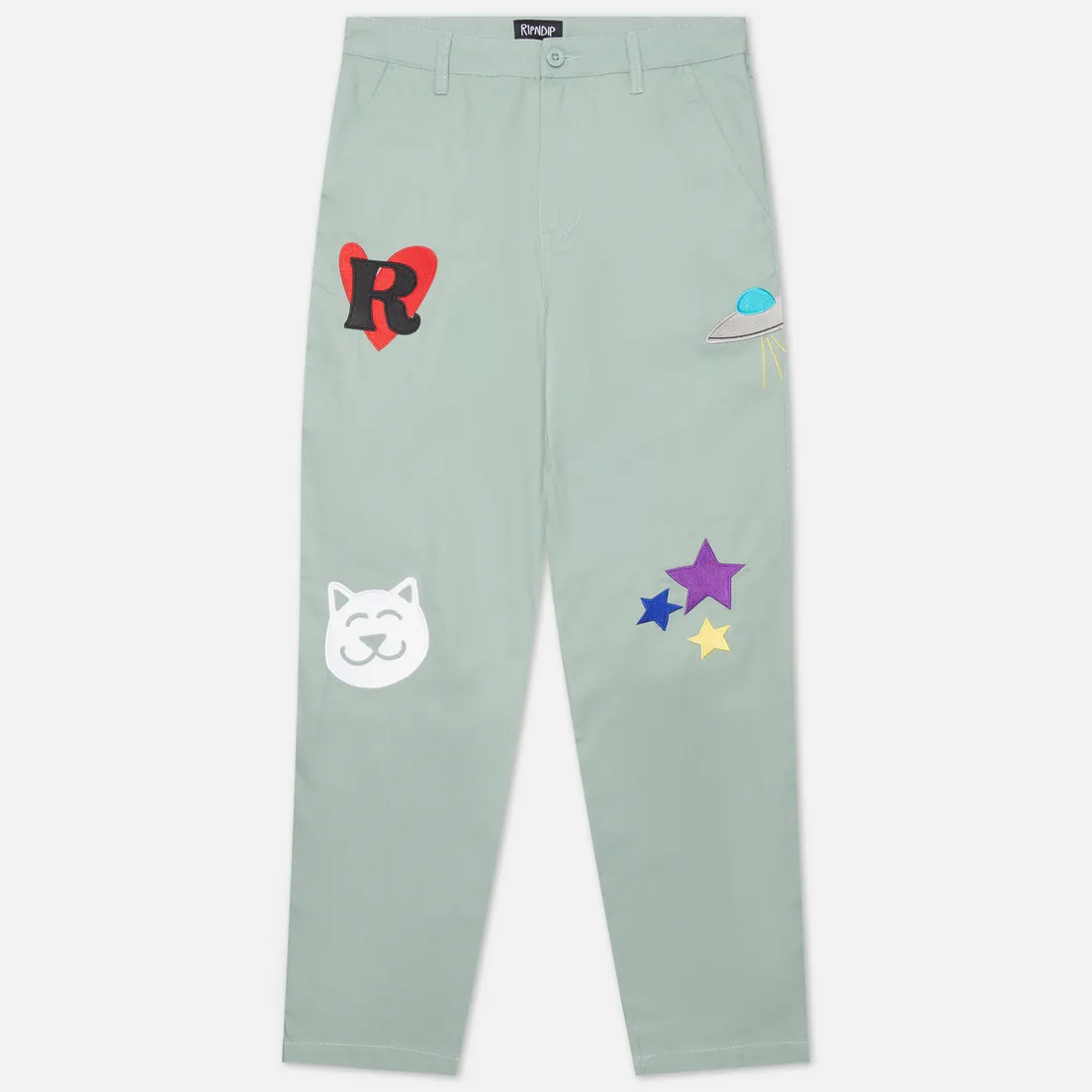 RIPNDIP Мужские брюки Play Date Cotton Twill Embroidered