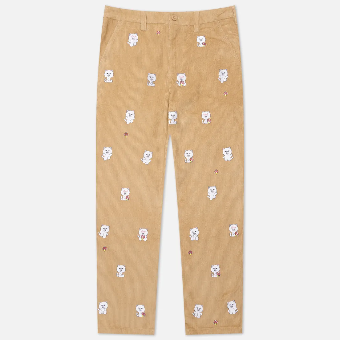 RIPNDIP Мужские брюки Hello Nermy Corduroy Embroidered