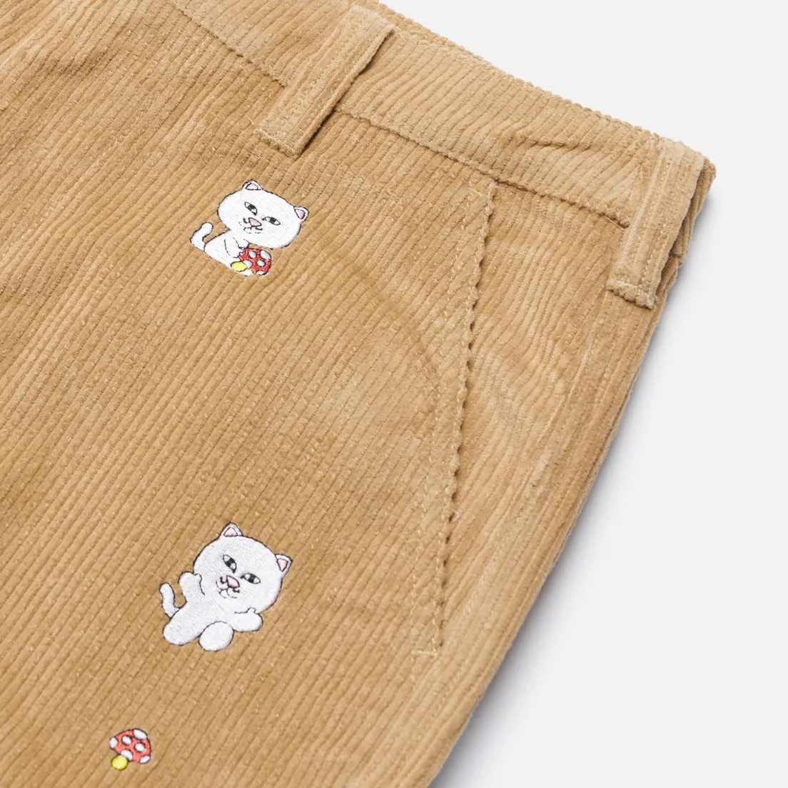 RIPNDIP Мужские брюки Hello Nermy Corduroy Embroidered
