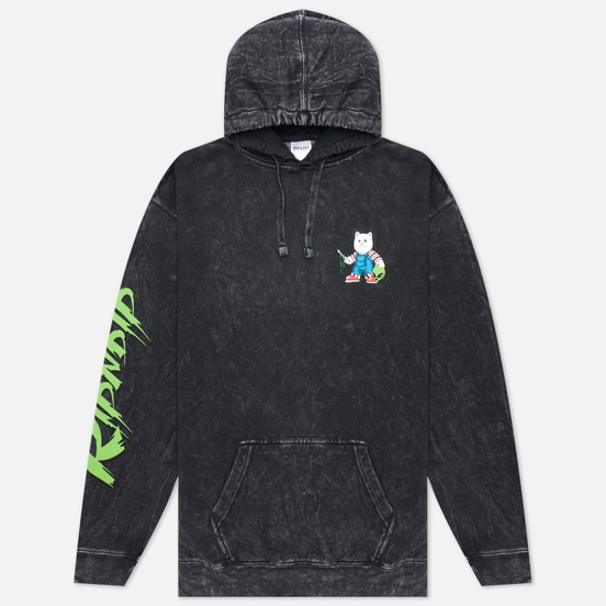 Мужская толстовка RIPNDIP Childs Play Hoodie Black Mineral Wash