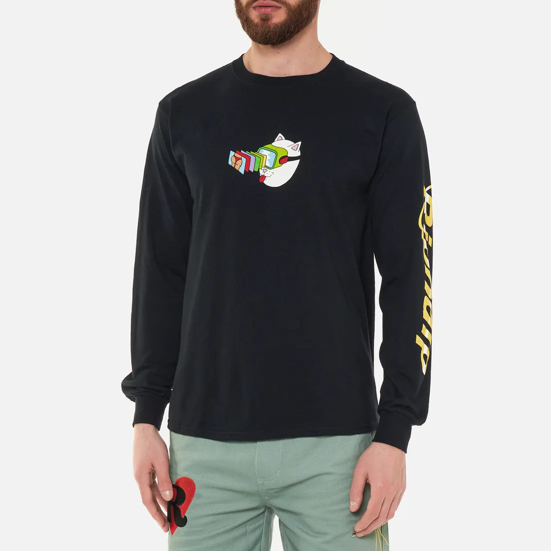 RIPNDIP Мужской лонгслив Virtual Nermality