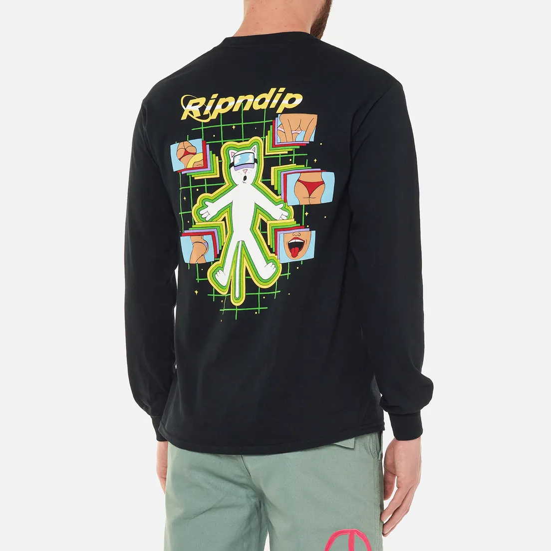 RIPNDIP Мужской лонгслив Virtual Nermality
