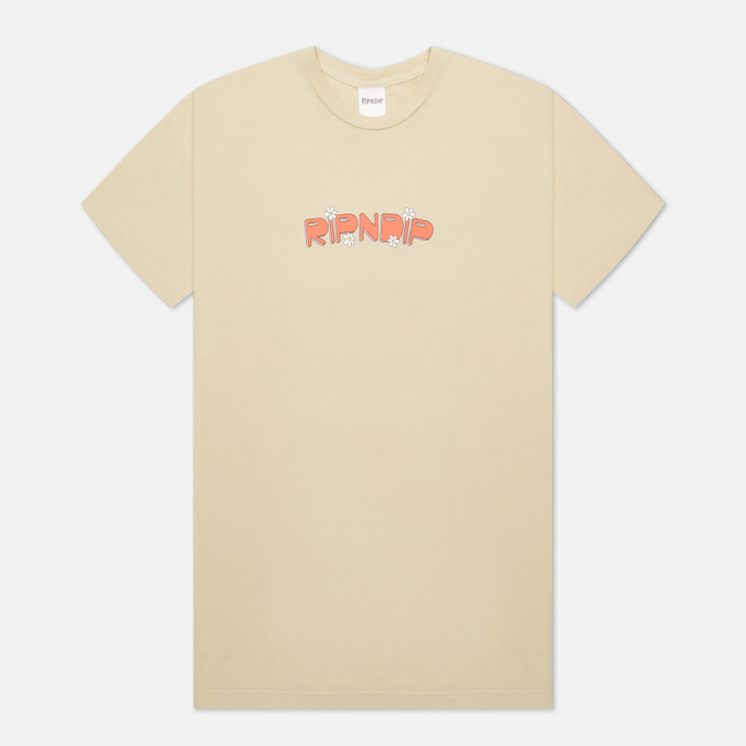 Мужская футболка Ripndip, цвет бежевый, размер M RND7080 Stellar - фото 1