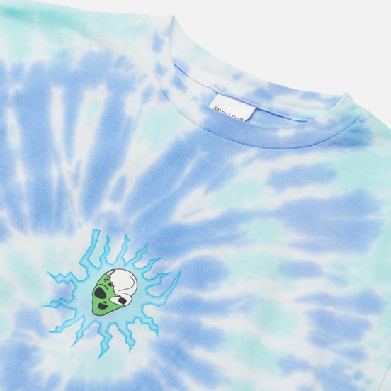 Мужская футболка RIPNDIP Wizard Blue/Aqua Spiral Dye