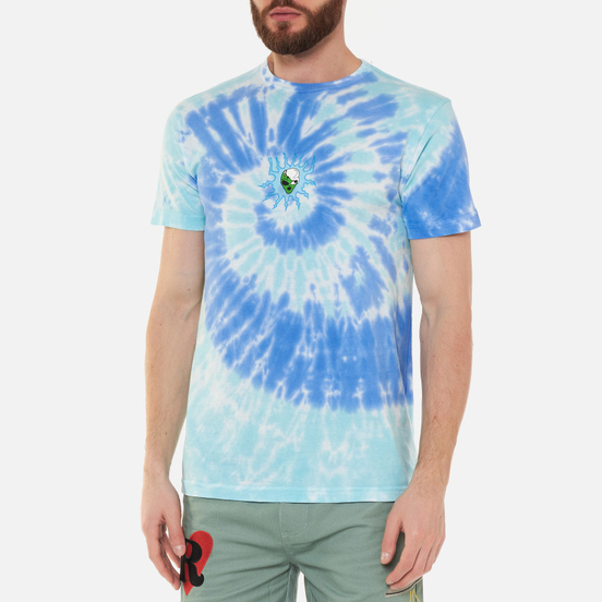 Мужская футболка RIPNDIP Wizard Blue/Aqua Spiral Dye