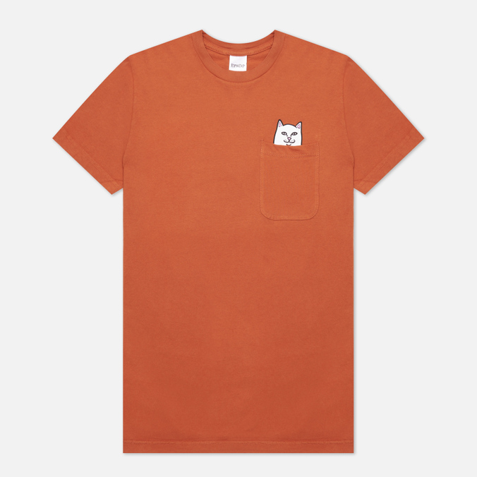 Мужская футболка Ripndip, цвет оранжевый, размер M RND7088 Lord Nermal Pocket - фото 1