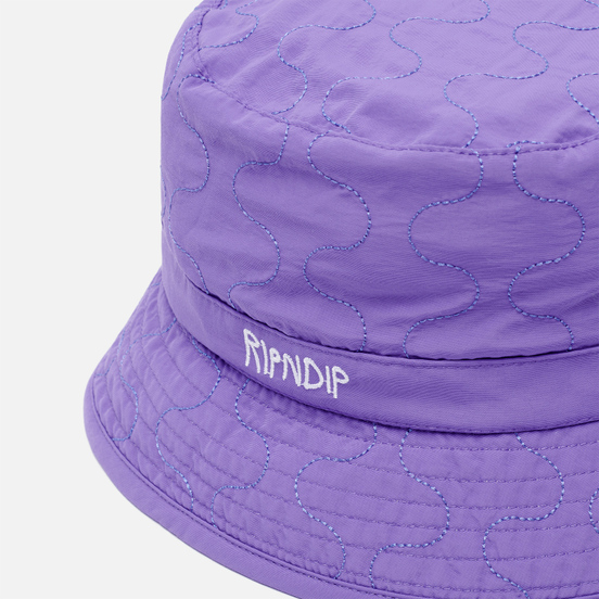 Панама RIPNDIP Castanza Reversible Brushed Fleece & Quilted Purple