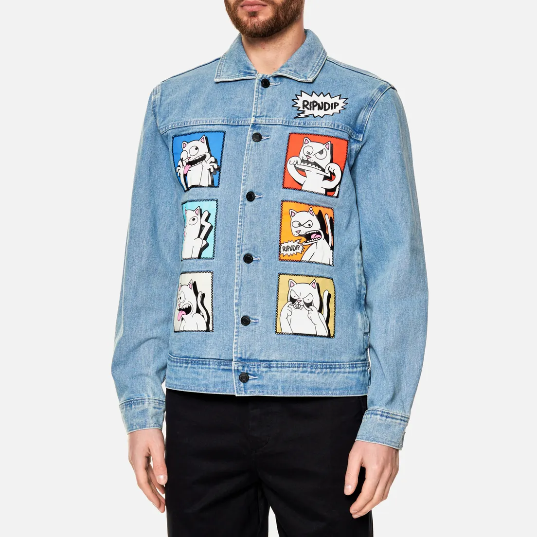 RIPNDIP Мужская джинсовая куртка Frustration Denim