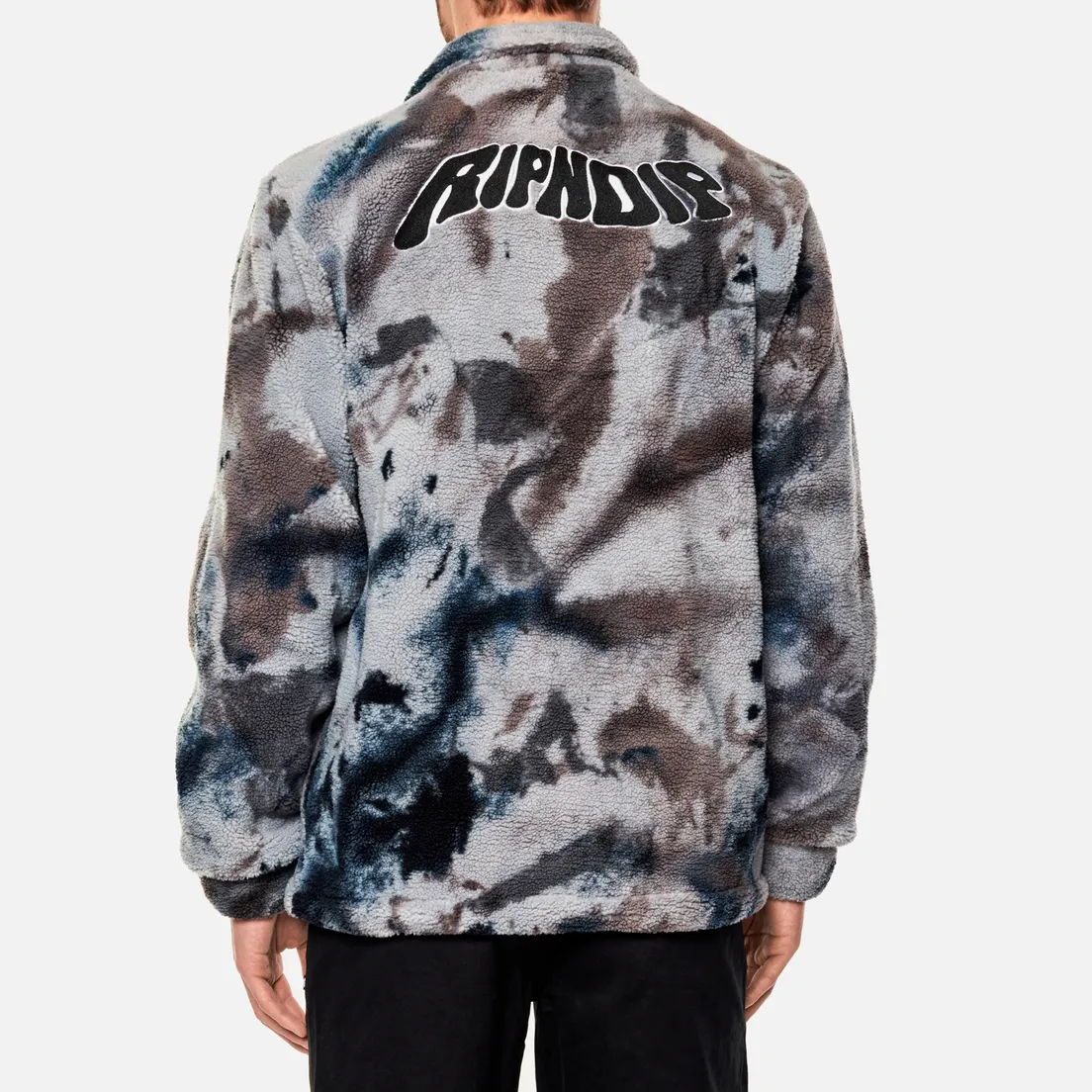 RIPNDIP Мужская куртка Warped Tie Dye Sherpa