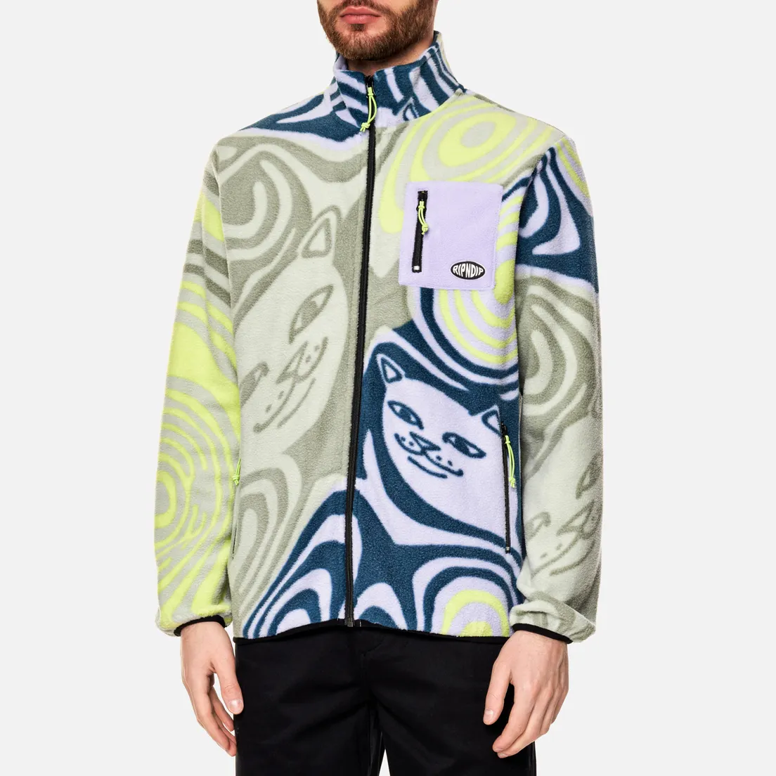RIPNDIP Мужская флисовая куртка Hypnotic Polar Fleece