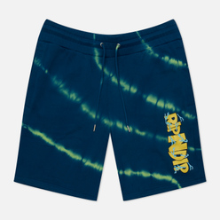 Мужские шорты RIPNDIP Super Sanerm Sweat Navy/Neon Green Dye