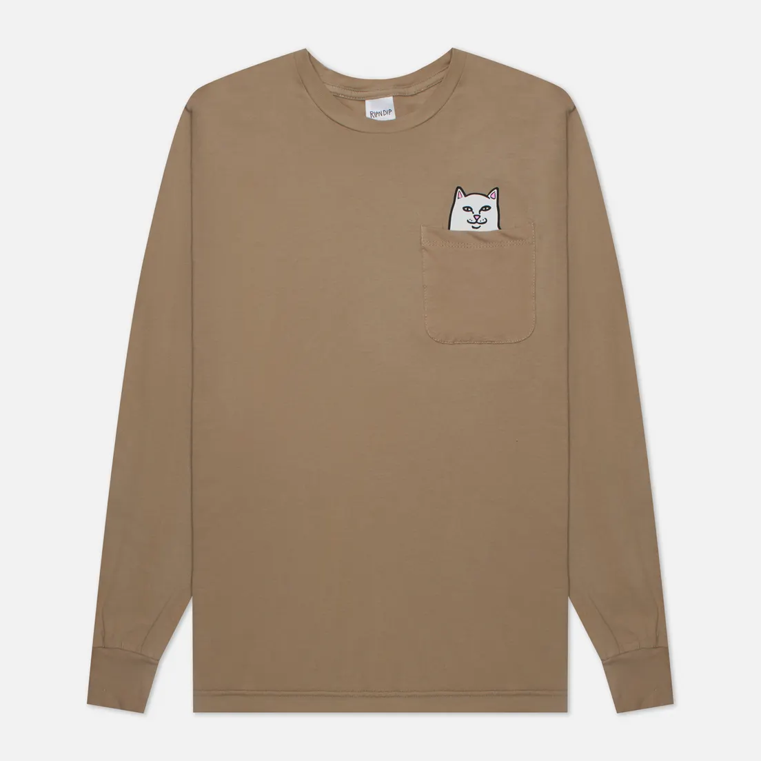 RIPNDIP Мужской лонгслив Lord Nermal Pocket