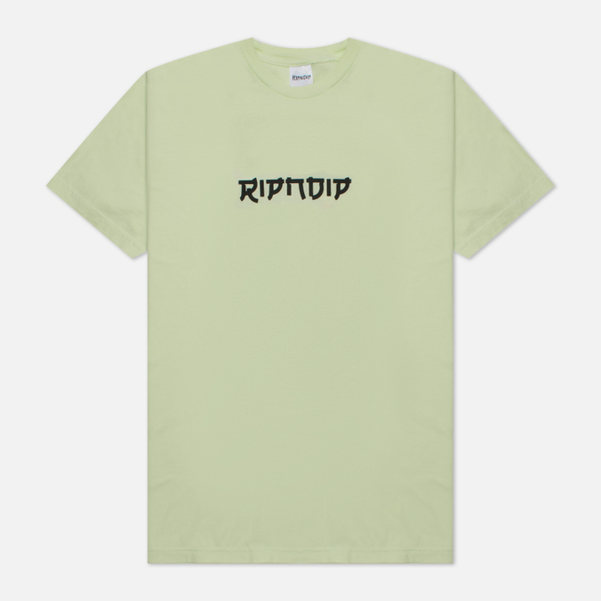 Мужская футболка Ripndip, цвет зелёный, размер S RND8061 Master Nermal-San - фото 1